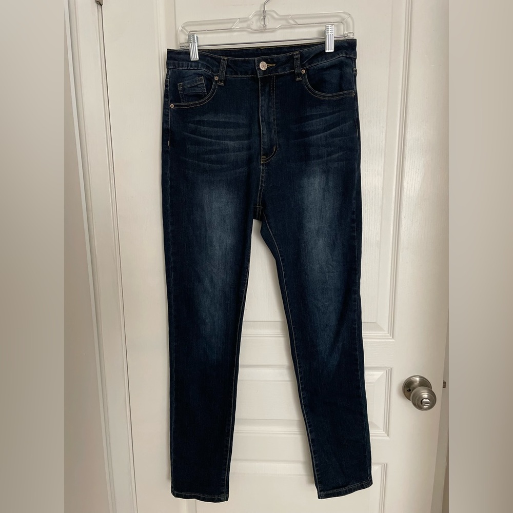 SHEIN women’s dark wash skinny jeans size large